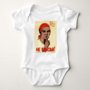 Body Para Bebé Viejo traje de propaganda ruso soviético