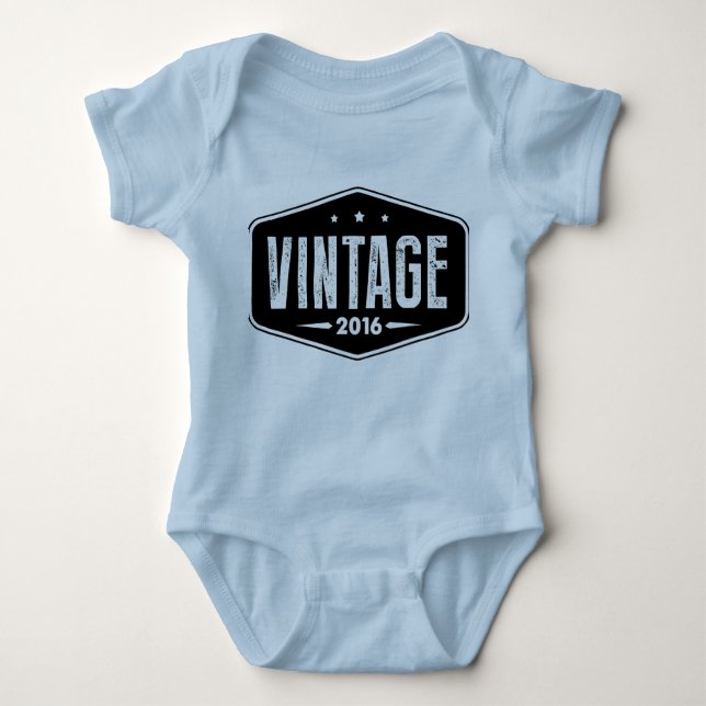 Body Para Bebé "Vintage 2016 " (Anverso)