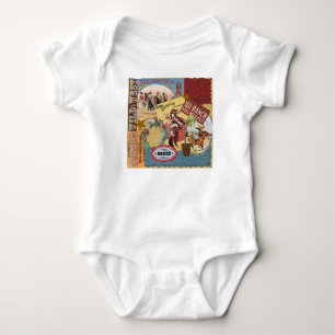 Body Para Bebé vintage cowgirl occidental