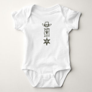 Body Para Bebé Vintage de Western Cowboy