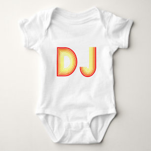 Body Para Bebé vintage DJ