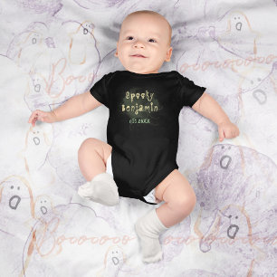 Body Para Bebé Vintage Gótico Espeluznante Cráneo Bebé Halloween