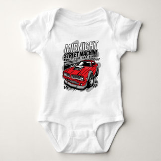 Body Para Bebé Vintage Mechanic Shirt - Midnight Street Machine C