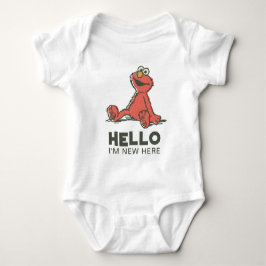 Body Para Bebé Vintage Sesame Street - Elmo Nuevo Bebé