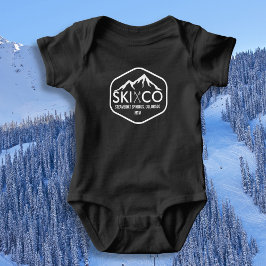 Body Para Bebé Vintage Ski Mountain Steamboat Springs Colorado