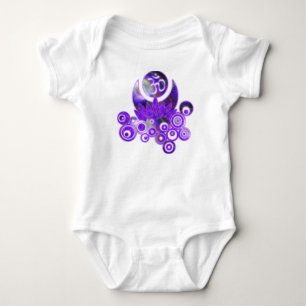 Body Para Bebé Violeta de diseño de OM LOTUS