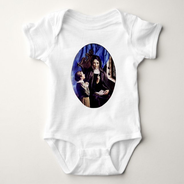 Body Para Bebé Virgen de San Ángela Merici y fundadora (Anverso)