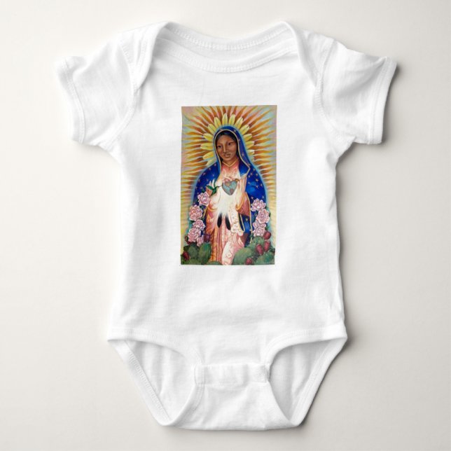 Body Para Bebé Virgen María - Nuestra Señora De Guadalupe (Anverso)