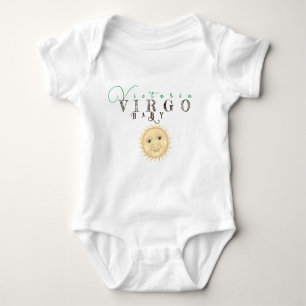 Body Para Bebé Virgo Baby Jumper Sun Rótulo Happy Face Zodiac Rót