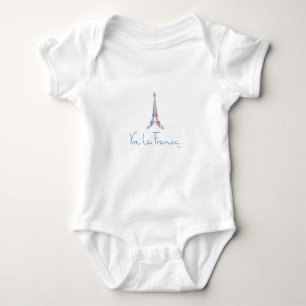 Body Para Bebé Viva La France - Francés