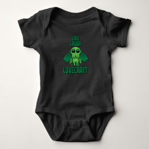 Body Para Bebé Vive Ríe Lovecraft Cthulhu Adorable