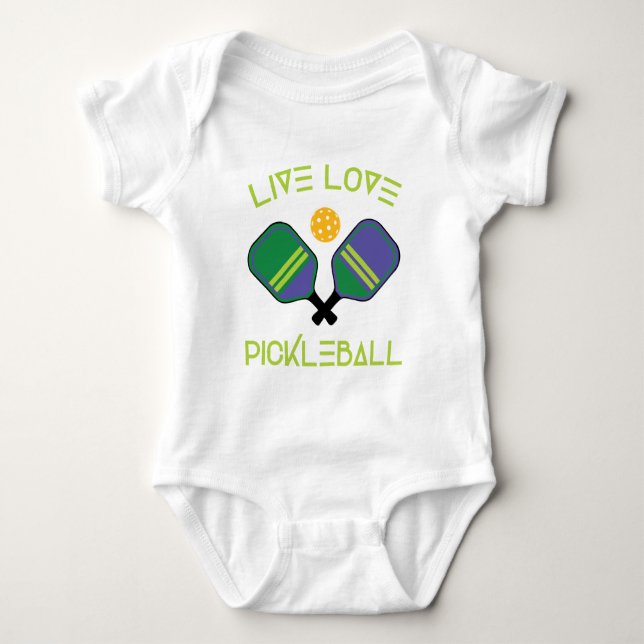 Body Para Bebé 😍 vivo, amor, piquetes, Baby Bodysuit (Anverso)