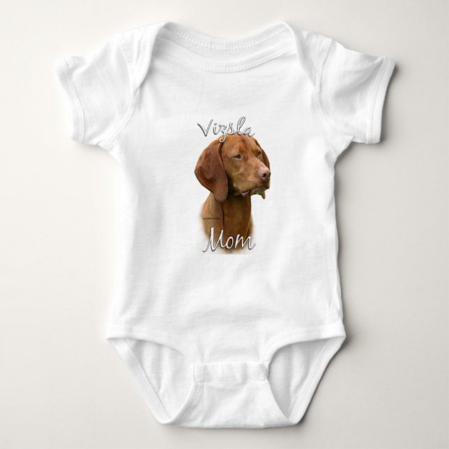 Body Para Bebé Vizsla Mom 2 (Anverso)