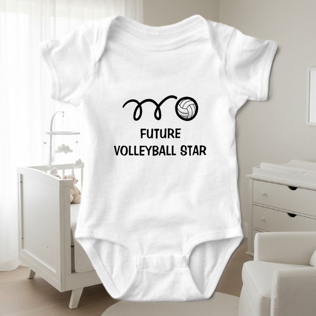 Body Para Bebé Voleibol futuro | Ropa de bebé (volleyball bodysuit for baby)