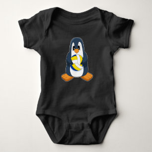 Body Para Bebé Voleibol pingüino