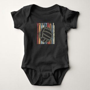 Body Para Bebé Voleibol retro vintage