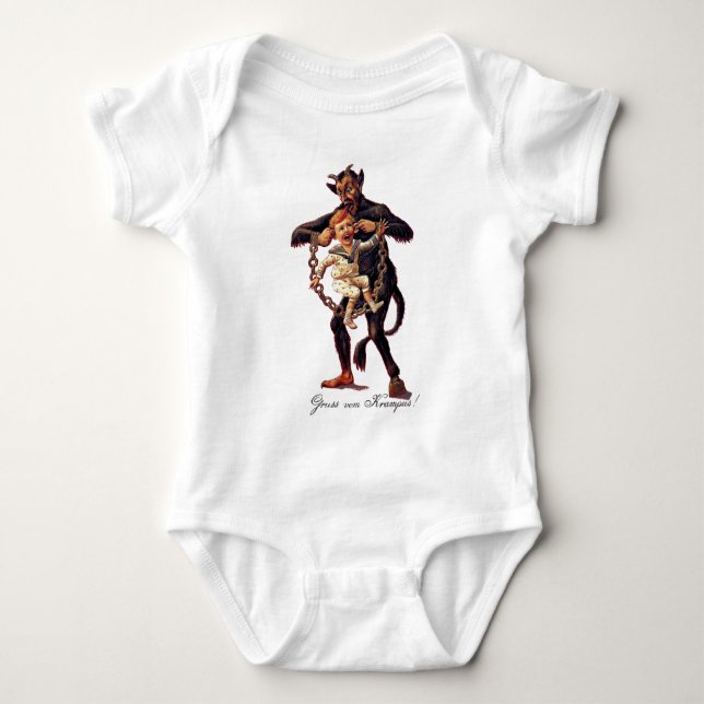 Body Para Bebé Vom de Gruss (saludos de) Krampus (Anverso)