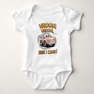 Body Para Bebé Vroom Vroom Baby Set - Personalizado Cuidado Race