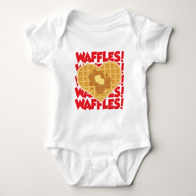 Body Para Bebé Waffles (Anverso)