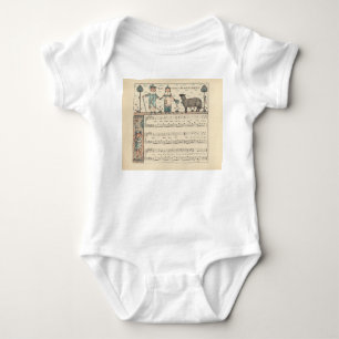 Body Para Bebé Walter Crane Baa Baa Oveja Negra Rima Infantil