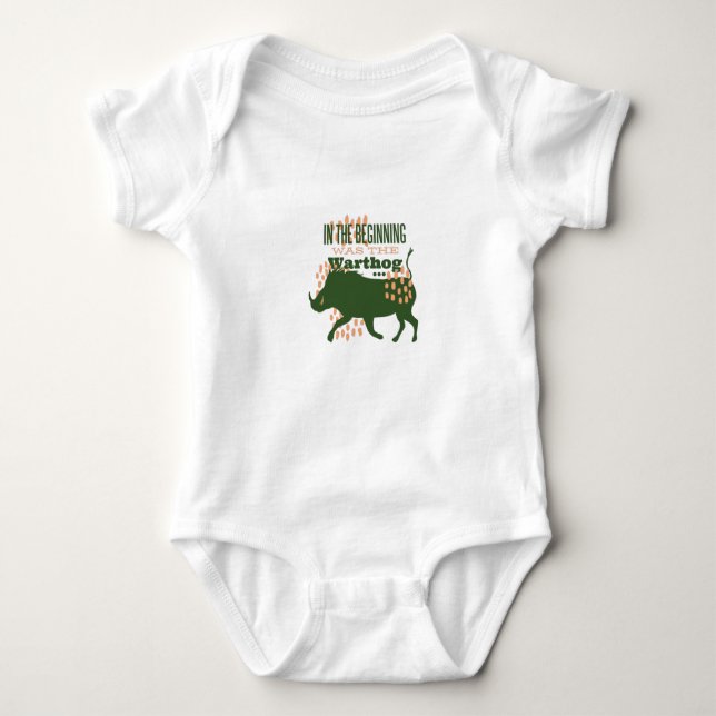 Body Para Bebé Warthog (Anverso)