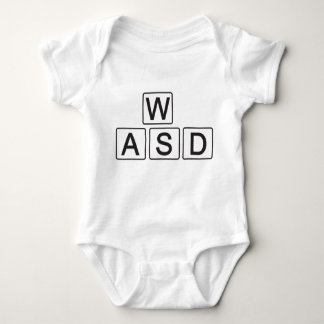 Body Para Bebé WASD que aprende temprano