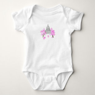 Body Para Bebé Washington, DC / Cherry Blossom Baby T-Shirt