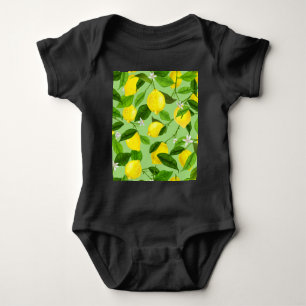 Body Para Bebé Watercolor Lemon 3