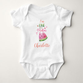 Body Para Bebé Watermelon baby bodysuite One in a melon chica
