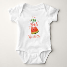 Body Para Bebé Watermelon baby bodysuite One in a melon chica