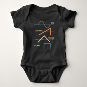 Body Para Bebé Waveform analógica de sintetizador modular