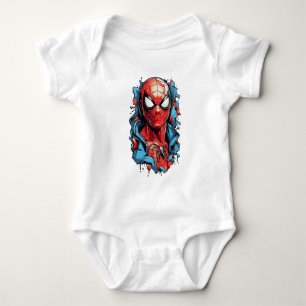 Body Para Bebé Web Hero Burst – Estilo Cómic