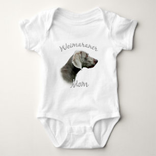 Body Para Bebé Weimaraner Mom 2