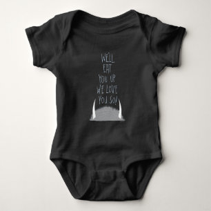Body Para Bebé We'll Eat You Up We Love You So! - Azul