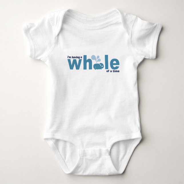 Body Para Bebé Whale of a Time Bodysuit (Anverso)
