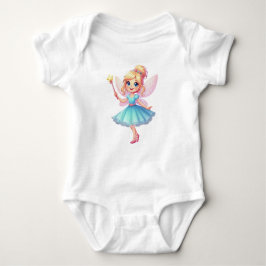 Body Para Bebé Whimsical Blue Fairy