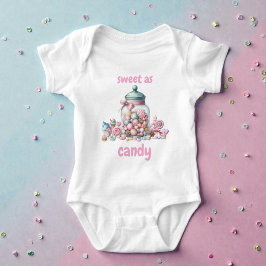 Body Para Bebé Whimsical Watercolor Sweet Candy