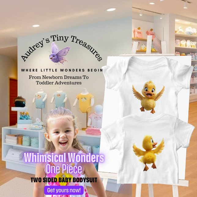 Body Para Bebé Whimsical Wonders Baby Short Sleeve Bodysuit (Subido por el creador)