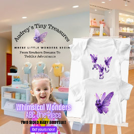 Body Para Bebé Whimsical Wonders Baby Short Sleeve Bodysuit