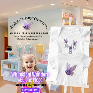 Body Para Bebé Whimsical Wonders Baby Short Sleeve Bodysuit