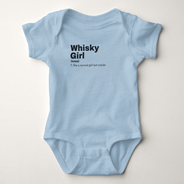 Body Para Bebé Whisky Chica - Whisky (Anverso)