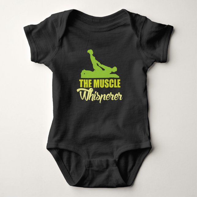 Body Para Bebé Whisperer del músculo - regalo del terapeuta (Anverso)