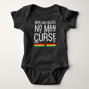 Body Para Bebé Who Jah Bless No Man Maldición