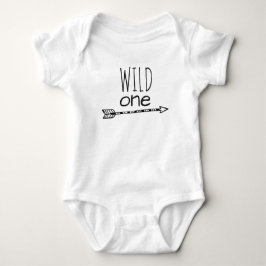 Body Para Bebé Wild One Arrow First Birday Baby Bodysuit