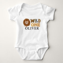 Body Para Bebé Wild One Cute Lion King