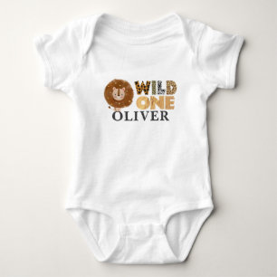 Body Para Bebé Wild One Cute Lion King