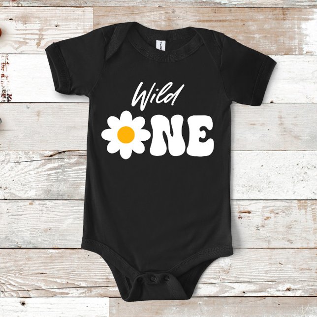 Body Para Bebé Wild ONE Daisy 1st First Birthday (Subido por el creador)