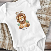 Wild One Personalizado Cachorro de León Adorable N