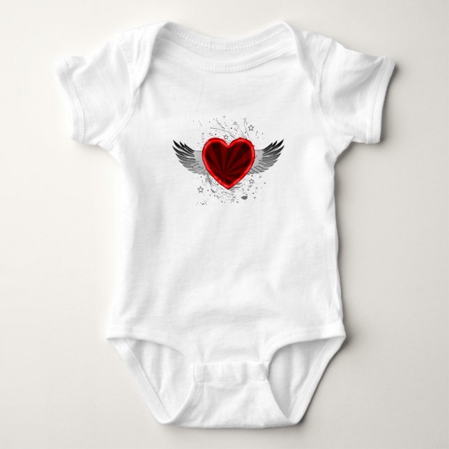 Body Para Bebé Wing Heart (Anverso)
