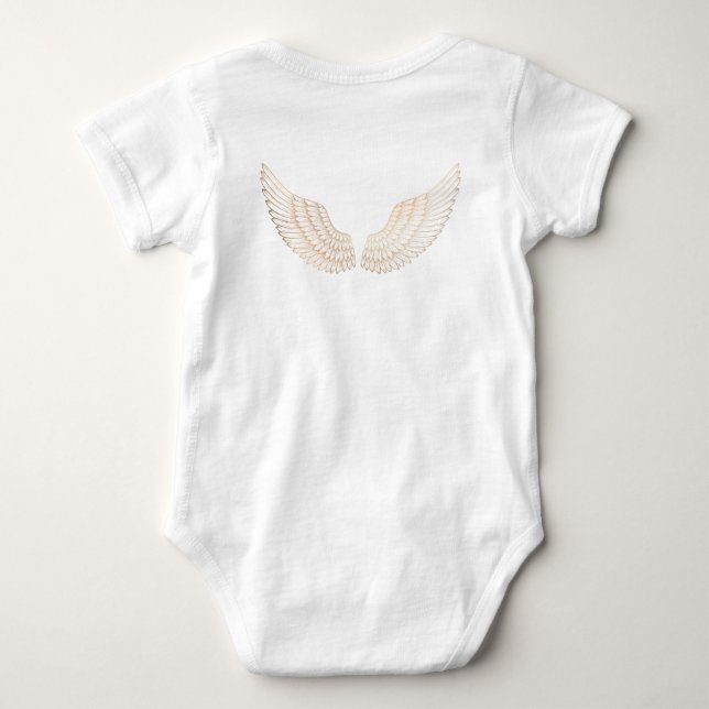 Body Para Bebé Wings Gold Baby Bodysuit (Reverso)